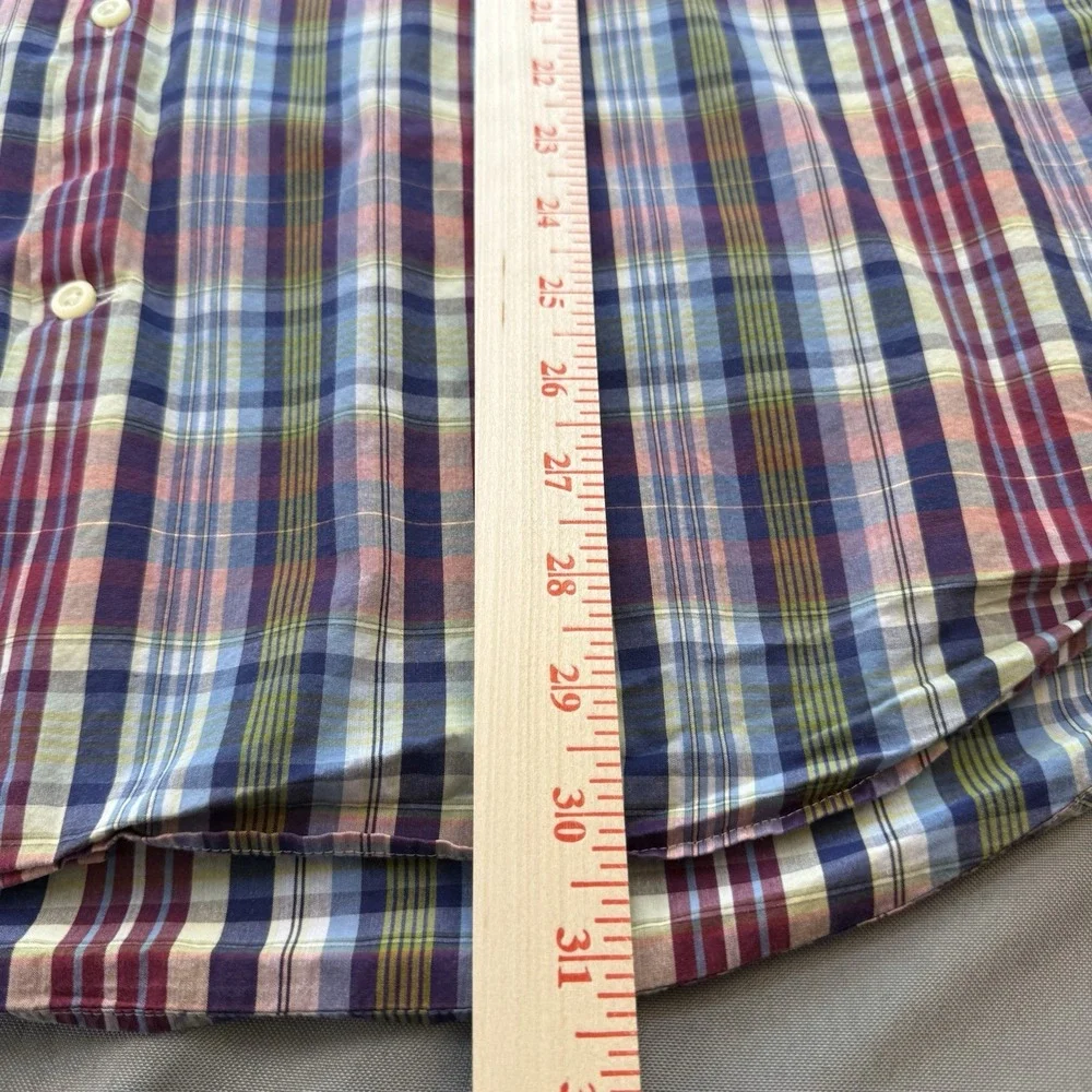 Banana Republic Men's Shirt Sz XL 17/17.5 Long Sleeve‎ Button Down Plaid